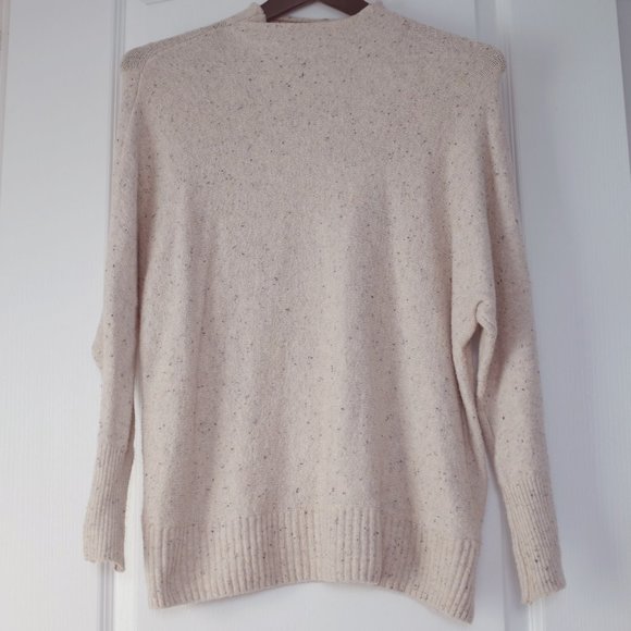 Anthropologie Sweaters - Anthropologie Ruby Moon oatmeal mock neck baby soft cotton sweater XS